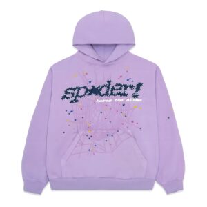 Sp5der Acai Hoodie Purple