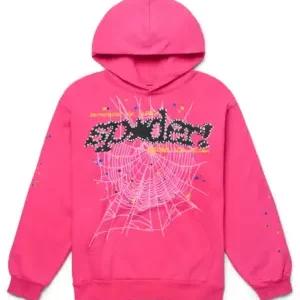 Sp5der P*NK V2 Hoodie Pink