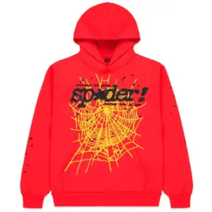 Sp5der P*NK V2 Hoodie Red